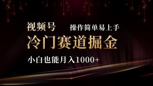 2024视频号三国冷门赛道掘金，操作简单轻松上手，小白也能月入1000+-小本创业副业项目推荐_零成本在家赚钱项目_中赚网
