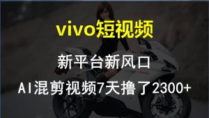 【老万创富圈】最新技术助力!VIVO中视频项目每周轻松赚1w+,AI去重大揭秘!-小本创业副业项目推荐_零成本在家赚钱项目_中赚网