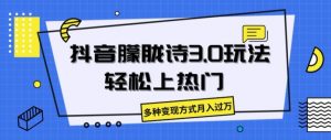 抖音朦胧诗3.0.轻松上热门，多种变现方式月入过万-小本创业副业项目推荐_零成本在家赚钱项目_中赚网