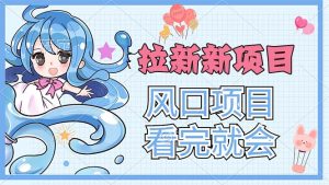 （11613期）拉新界的新玩法，风口项目，看完就会，动手就有-小本创业副业项目推荐_零成本在家赚钱项目_中赚网