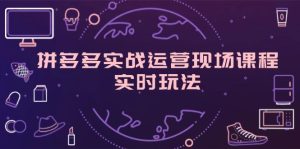 （11759期）拼多多实战运营现场课程，实时玩法，爆款打造，选品、规则解析-小本创业副业项目推荐_零成本在家赚钱项目_中赚网