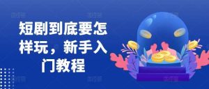 短剧到底要怎样玩，新手入门教程-小本创业副业项目推荐_零成本在家赚钱项目_中赚网