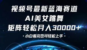 （12594期）视频号最新蓝海赛道，小白也能轻松月入30000+-小本创业副业项目推荐_零成本在家赚钱项目_中赚网