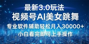 （12788期）视频号最新3.0玩法，当天起号小白也能轻松月入30000+-小本创业副业项目推荐_零成本在家赚钱项目_中赚网