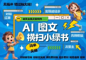 AI搞定小绿书长尾管道收益，简单复制黏贴图文赛道，爆款选题，秒生3000+图文-小本创业副业项目推荐_零成本在家赚钱项目_中赚网