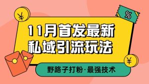 11月首发最新私域引流玩法，自动克隆爆款一键改写截流自热一体化 日引300+精准粉-小本创业副业项目推荐_零成本在家赚钱项目_中赚网