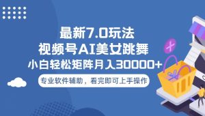 （13477期）视频号最新7.0玩法，当天起号小白也能轻松月入30000+-小本创业副业项目推荐_零成本在家赚钱项目_中赚网