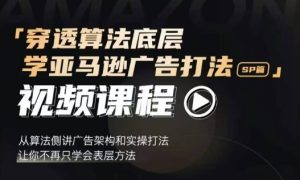 穿透算法底层，学亚马逊广告打法SP篇，从算法侧讲广告架构和实操打法，让你不再只学会表层方法-小本创业副业项目推荐_零成本在家赚钱项目_中赚网