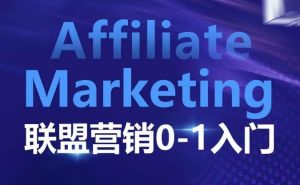 ​​​​​​Affiliate Marketing联盟营销0-1入门，联盟营销基本逻辑 联盟平台逻辑及联盟客逻辑全面详解-小本创业副业项目推荐_零成本在家赚钱项目_中赚网