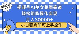 （13813期）视频号蓝海赛道玩法，当天起号，拉爆流量收益，小白也能轻松月入30000+-小本创业副业项目推荐_零成本在家赚钱项目_中赚网