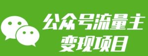 公众号流量主变现项目：每天2小时，普通人每月多挣三五千-小本创业副业项目推荐_零成本在家赚钱项目_中赚网