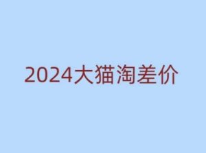 2024版大猫淘差价课程，新手也能学的无货源电商课程-小本创业副业项目推荐_零成本在家赚钱项目_中赚网