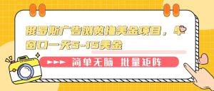 （13929期）俄罗斯广告浏览撸美金项目，单窗口一天5-15美金-小本创业副业项目推荐_零成本在家赚钱项目_中赚网