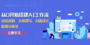 （13949期）从0开始搭建AI工作流，包括选题、文案撰写、封面设计、数据分析等-小本创业副业项目推荐_零成本在家赚钱项目_中赚网