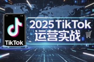 2025TikTok电商运营，掌握TikTok店铺运营核心技巧，实现低成本高转化-小本创业副业项目推荐_零成本在家赚钱项目_中赚网