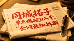 同城搭子群19.9单点爆破日入千，搭子组局月入万，全网最细拆解-小本创业副业项目推荐_零成本在家赚钱项目_中赚网