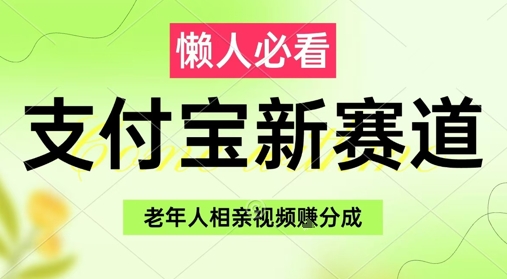 支付宝新赛道，利用老年人相亲视频，挣分成收益，轻松月入过W，操作简单-小本创业副业项目推荐_零成本在家赚钱项目_中赚网