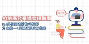AI绘画多赛道变现指南：MJ基础到进阶技巧拆解，角色统一+风格迁移应用指南-小本创业副业项目推荐_零成本在家赚钱项目_中赚网