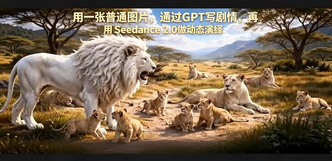 用一张普通图片，通过GPT写剧情，再用Seedance 2.0做动态演绎，居然能生成迪士尼风格搞笑动画-小本创业副业项目推荐_零成本在家赚钱项目_中赚网