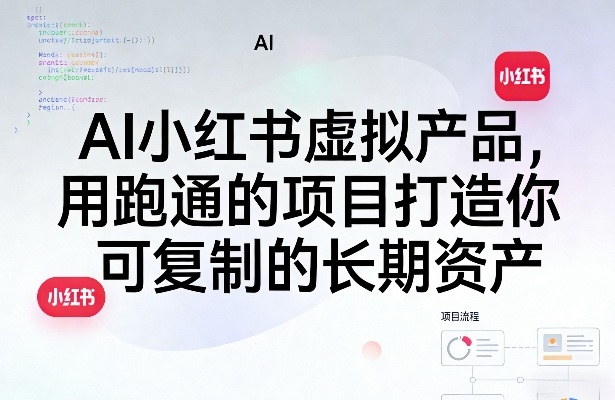 AI小红书虚拟产品，用跑通的项目打造你可复制的长期资产(更新0902)-小本创业副业项目推荐_零成本在家赚钱项目_中赚网