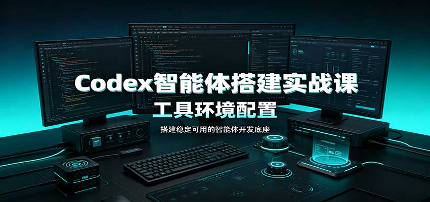 Codex智能体搭建实战课：工具环境配置，自定义技能开发，多业务自动化教学-小本创业副业项目推荐_零成本在家赚钱项目_中赚网