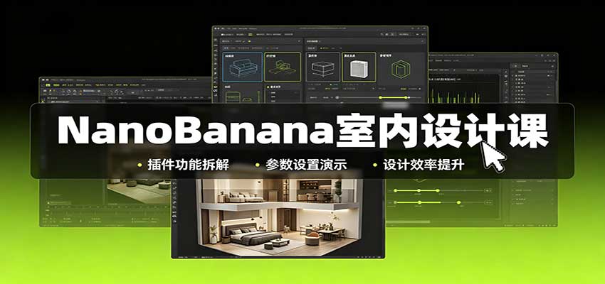 NanoBanana室内设计课：无限画布配置，插件实操，生图改图视频制作-小本创业副业项目推荐_零成本在家赚钱项目_中赚网