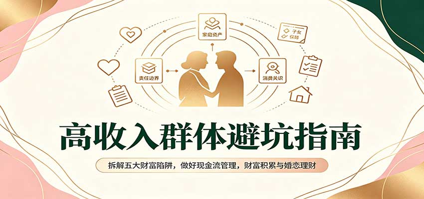 高收入群体避坑指南：拆解五大财富陷阱，做好现金流管理，财富积累与婚恋理财-小本创业副业项目推荐_零成本在家赚钱项目_中赚网