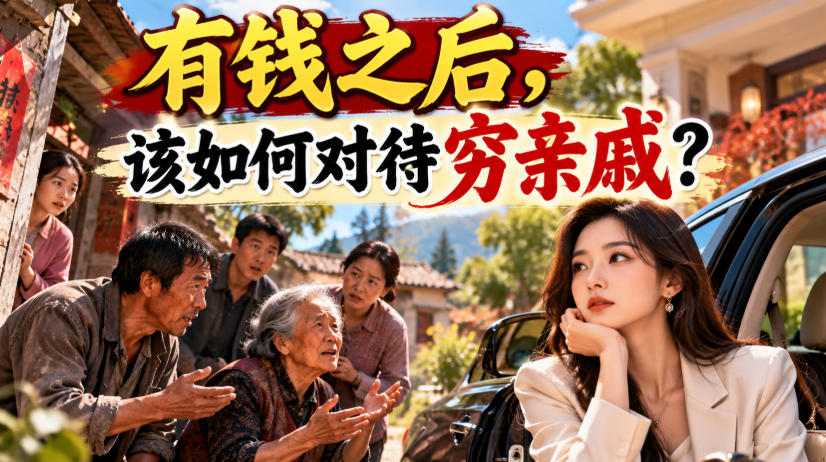 某公众号付费文章：有钱之后，该如何对待穷亲戚？-小本创业副业项目推荐_零成本在家赚钱项目_中赚网