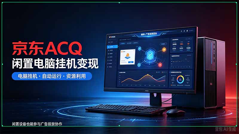京东ACQ是什么？闲置电脑挂机采集项目拆解-小本创业副业项目推荐_零成本在家赚钱项目_中赚网