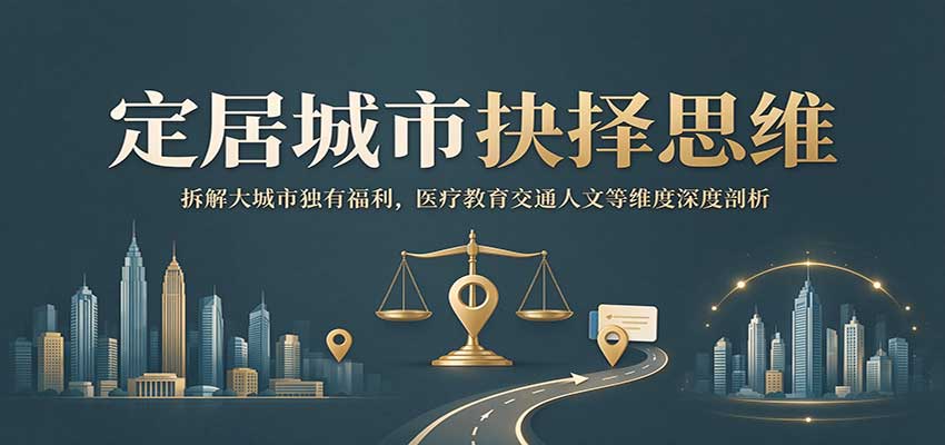 定居城市抉择思维：拆解大城市独有福利，医疗教育交通人文等维度深度剖析-小本创业副业项目推荐_零成本在家赚钱项目_中赚网